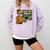 Halloween Teacher Six Seven Meme 6 7 Skeleton Spooky Costume Comfort Colors Sweatshirt Orchid