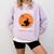 Halloween Teacher Witch Lets Eat Kids Punctuation Comfort Colors Sweatshirt Orchid
