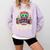 Halloween Teacher Zombie Reading Is Good For Brains Comfort Colors Sweatshirt Orchid Halloween Teacher Zombie Reading Is Good For Brains Comfort Colors Sweatshirt Orchid