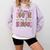 Happy 100th Day Of School Leopard Print Teacher Student Kids Comfort Colors Sweatshirt Orchid Happy 100th Day Of School Leopard Print Teacher Student Kids Comfort Colors Sweatshirt Orchid