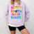 Happy 100th Day Of School Teacher Student 100 Days Tie Dye Men Women Kids Comfort Colors Sweatshirt Orchid
