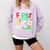 Happy First Day Of School Teacher Back To School Student Comfort Colors Sweatshirt Orchid Happy First Day Of School Teacher Back To School Student Comfort Colors Sweatshirt Orchid