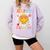 Happy Fri-Yay Groovy Teacher Friday Weekend Fri Yay Comfort Colors Sweatshirt Orchid