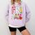 Happy Fri-Yay Teacher Back To School Friday Lovers Comfort Colors Sweatshirt Orchid