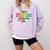Happy Friyay Teacher School Friday Weekend Vibes Comfort Colors Sweatshirt Orchid Happy Friyay Teacher School Friday Weekend Vibes Comfort Colors Sweatshirt Orchid
