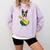 Hawaiian Boston Terrier Dog Pineapple Ukulele Summer For Men Women Girls Kids Comfort Colors Sweatshirt Orchid
