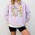 Hello Second Grade Team 2nd Grade Back To School Teacher Kid Comfort Colors Sweatshirt Orchid