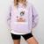 I’Ll Just Wait Until It’s Quiet Skeleton Teacher Comfort Colors Sweatshirt Orchid