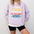 I'm Not Yelling This Is My PE Teacher Voice Comfort Colors Sweatshirt Orchid