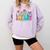 Infant Teacher Floral First Day Back To School Teaching Comfort Colors Sweatshirt Orchid Infant Teacher Floral First Day Back To School Teaching Comfort Colors Sweatshirt Orchid