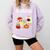 It's A Bootiful Day To Make Art Groovy Art Teacher Halloween Comfort Colors Sweatshirt Orchid