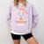 It’s A Boston Terrier Day Pet Cute Dog Lover Cartoon Comfort Colors Sweatshirt Orchid