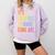 It's A Good Day To Make Art Artist Teacher Painter Comfort Colors Sweatshirt Orchid