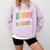 I´m Not Bossy I´m The Teacher Graduation Men Women Comfort Colors Sweatshirt Orchid