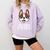 Just a Girl Who Loves Boston Terriers Comfort Colors Sweatshirt Orchid