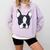 Kids Boston Terrier Dog For Women And Girls Comfort Colors Sweatshirt Orchid