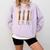 Be Kind Sign Language Hand Talking Teachers Interpreter ASL Men Women Comfort Colors Sweatshirt Orchid