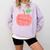 Kindergarten Apple Word Art For Teachers & Students Comfort Colors Sweatshirt Orchid Kindergarten Apple Word Art For Teachers & Students Comfort Colors Sweatshirt Orchid
