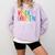 Kindergarten Squad Team Crew Teacher Back To School Comfort Colors Sweatshirt Orchid Kindergarten Squad Team Crew Teacher Back To School Comfort Colors Sweatshirt Orchid