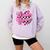 Kindergarten Teacher Women Checkered First Day Of School Comfort Colors Sweatshirt Orchid Kindergarten Teacher Women Checkered First Day Of School Comfort Colors Sweatshirt Orchid