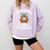 Koalafied School Psychologist Koala Lover Psychology Teacher Comfort Colors Sweatshirt Orchid