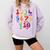 Learning Math Numbers Counting Back To School Teacher For Men Women Girls Kids Comfort Colors Sweatshirt Orchid