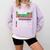 Can I Lick It Periodic Table Science Teacher Chemistry Comfort Colors Sweatshirt Orchid
