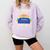 Literacy For All Visually Impaired Braille Teacher The Blind Comfort Colors Sweatshirt Orchid