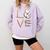 Love Art For Artist Art Teacher Comfort Colors Sweatshirt Orchid