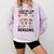 Love Job For Little Reasons Daycare Teacher Graphic Comfort Colors Sweatshirt Orchid