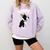 Love NOPE Boston Terrier Dog Lover Comfort Colors Sweatshirt Orchid