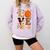 Love Pre-k Teacher Shirts Autumn Fall Pumpkin Fall Leopard Comfort Colors Sweatshirt Orchid