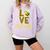 Love Preschool Back To School Yellow Bee Preschool Teacher For Men Women Girls Kids Comfort Colors Sweatshirt Orchid