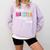 Maestra Fabulosa Bilingual Spanish Espanol Teacher School Comfort Colors Sweatshirt Orchid