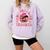 Man I Feel Like a Teacher Women Western Teacher Halloween Comfort Colors Sweatshirt Orchid