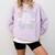 Marching Band Director Music Teacher Comfort Colors Sweatshirt Orchid