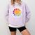 Make Your Mark For a International Dot Day Teacher Dot Lover Comfort Colors Sweatshirt Orchid
