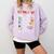 Math Teacher Christmas 12 Days Of Teaching Math Christmas Comfort Colors Sweatshirt Orchid