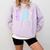 Math Teacher Im a Math Teacher Of Course I Have Problems Comfort Colors Sweatshirt Orchid