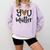 You Matter Leopard Print Teacher Kind Counselor Kindness Comfort Colors Sweatshirt Orchid
