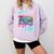 Middle School Is My Jam Cute Teacher Shirt 80's 90's Styl Comfort Colors Sweatshirt Orchid