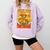Montessori School Montessori Teacher Peace Love Montessori For Men Women Comfort Colors Sweatshirt Orchid
