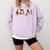 Music Notes Pumpkin Music Teacher Musician Fall Halloween Men Women Kids Comfort Colors Sweatshirt Orchid