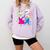 Nerdy Pythagoras Fighting Over C Squared Math Teacher Comfort Colors Sweatshirt Orchid