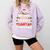 Be Nice To The Teacher Santa Is Watching Christmas Comfort Colors Sweatshirt Orchid