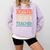 If You Have No Success At First Try It With a Fun Maths Teacher Comfort Colors Sweatshirt Orchid