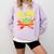 No Taki When Teacher Taki Education Classroom Teacher For Men Women Girls Kids Comfort Colors Sweatshirt Orchid