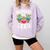 Nopales De Leer Bilingual Teacher Maestra Spanish Teacher Comfort Colors Sweatshirt Orchid