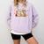 Occupational Therapy Fall Autumn Pumpkin Flower OTA Teacher Comfort Colors Sweatshirt Orchid