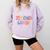 Oh Hey Second Grade First Day Of Teacher Girls Boys Kids Comfort Colors Sweatshirt Orchid